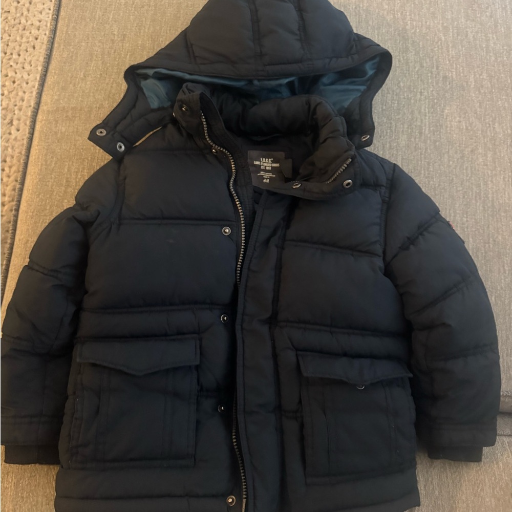 Navy Kids Puffer Jacket